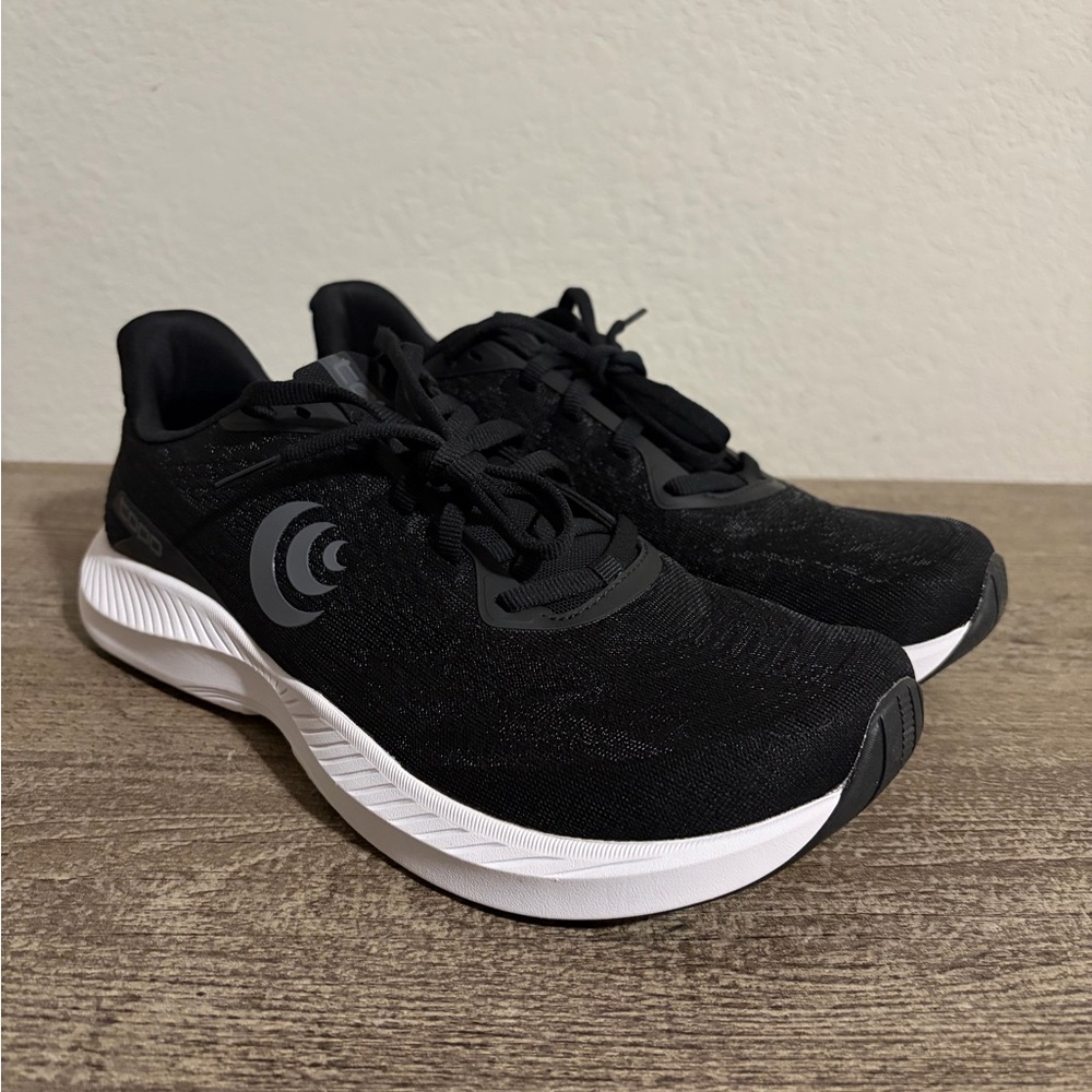 Topo Athletic  Black and White Sneakers